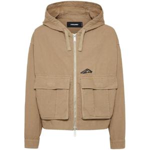 25 FW 디스퀘어드2 로고 프린트 후드 재킷 S79AM0075D35224 TP434266575