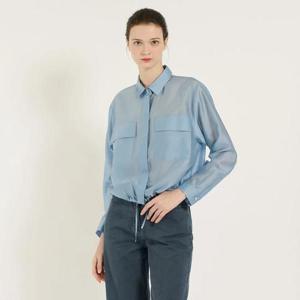 [비씨비지]스트링 포켓 실키블라우스 (B5B3B404)