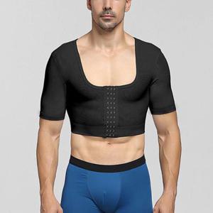 여유증 보정 코르셋 타입 꽉끼는 반팔 상의 이너웨어