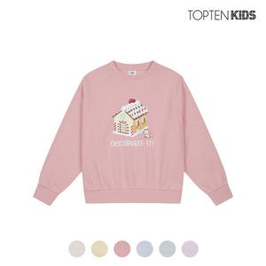 [탑텐키즈][탑텐키즈] 여아 플리스 그래픽 맨투맨 티셔츠_MKC4TR