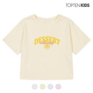 [탑텐키즈][탑텐키즈] 여아 싱글 레터링 반팔티_MKD2TS2201