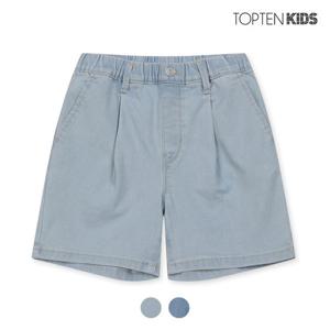 [탑텐키즈][탑텐키즈] 여아 4부 버뮤다 데님 쇼츠_MKD2DH2213