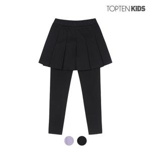 [탑텐키즈][탑텐키즈] 여아 플리츠 치마 레깅스_MKD1PT2102