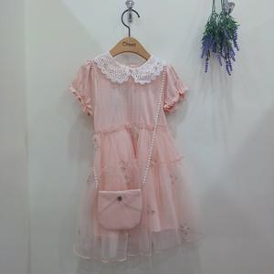 [치크]가방SET꽃자수 반팔원피스 CKOM2558001