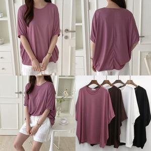 빅사이즈 IL 가오리스판반팔티셔츠 G901H210 오버