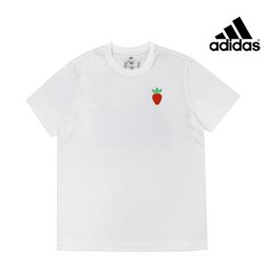 아디다스 오리지날 테니스 그래픽 흰 티셔츠 JM8961