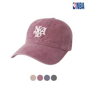 [엔비에이]선물추천 NBA 남녀공용 자수 워싱 소프트 볼캡 모자 N255AP284P