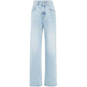 브루넬로 쿠치넬리 데님 팬츠 MA095P5565C9009 Light Blue