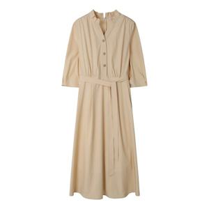 [요하넥스]밴드카라 플리츠 원피스 Z5B5D101