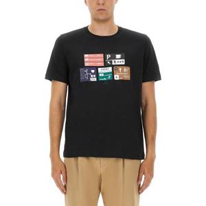 PS 바이 폴스미스 남성 블랙 반팔 티셔츠 M2R011RTP5258_79