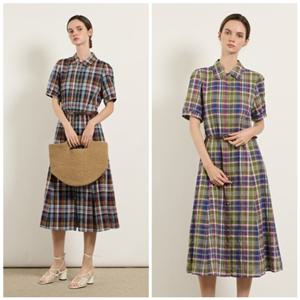 BCBG B5F7O607 퍼먼츠체크OP (현대목동)