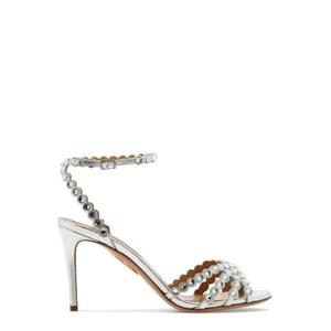 Aquazzura 데킬라 크리스탈 장식 힐 샌들 TQLMIDS0 NPLCCC TP936572201