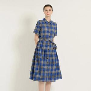 [비씨비지]턱 체크 원피스 (B5B4O627)