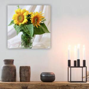 아트박스/꾸밈 ia825-아크릴액자_풍수재물의해바라기꽃병(중형)