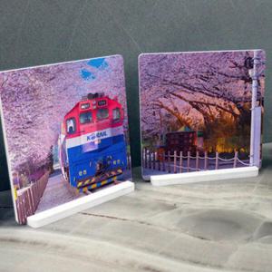 아트박스/꾸밈 tm639-스탠드액자2P_벚꽃나무아래에서01