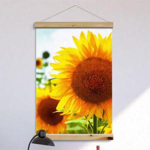 아트박스/꾸밈 th242-우드스크롤_60CmX90Cm-해바라기꽃그림6