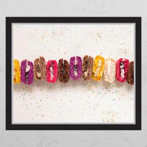 아트박스/꾸밈 il047-달콤바삭마카롱_창문그림액자