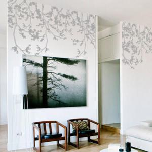 아트박스/꾸밈 ph535-봄꽃넝쿨대형_그래픽스티커