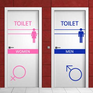 아트박스/꾸밈 th270-여자남자화장실아이콘_그래픽스티커