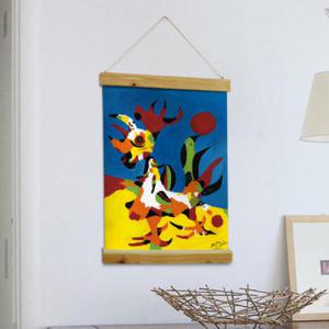 아트박스/꾸밈 th266-우드스크롤40CmX60Cm-호안미로명화2