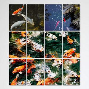 아트박스/꾸밈 pf080-멀티액자_복을불러오는풍수잉어3