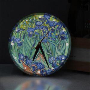 아트박스/꾸밈 nf031-LED시계액자25R_명화빈센트반고흐붓꽃