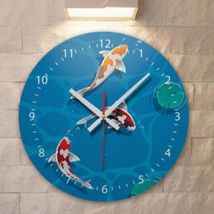 아트박스/꾸밈 id559-풍수에좋은잉어_인테리어벽시계