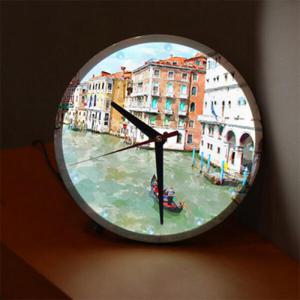 아트박스/꾸밈 ng021-LED시계액자25R_베니스에서