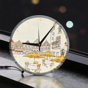 아트박스/꾸밈 nf041-LED시계액자25R_아름다운카페거리