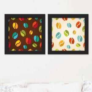 아트박스/꾸밈 cv606-원두패턴_인테리어액자세트