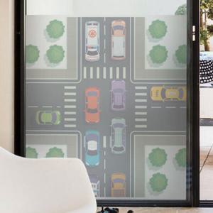 아트박스/꾸밈 cr753-자동차도로패턴_글라스시트지