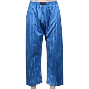 부드러운 남성 고급 특면 9부 파자마 잠옷 바지