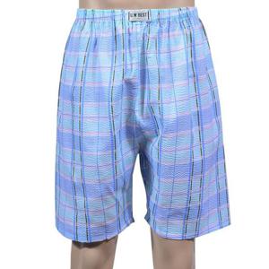 편안한 남성 엠보 5부 체크 패턴 파자마 잠옷 바지