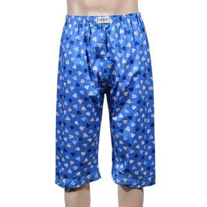 다양한 나염 남성 면 8부 빅사이즈 파자마 잠옷 바지