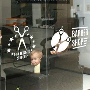 아트박스/꾸밈 ia724-미용실바버샵01_그래픽스티커