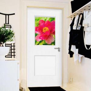 아트박스/꾸밈 ia746-창문패널활짝핀모란꽃_현관문시트지