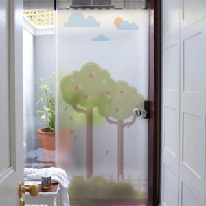 아트박스/꾸밈 pr359-사과나무두그루_유리문시트지