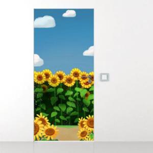 아트박스/꾸밈 gb510-자연해바라기풍경_현관문시트지