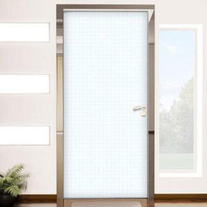 아트박스/꾸밈 af507-심플한하늘색체크패턴_현관문시트지