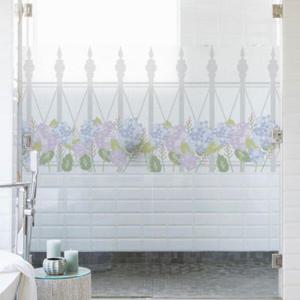 아트박스/꾸밈 ta733_m-무점착유리시트_로망스울타리펜스와수국_