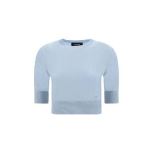 Dsquared2 로고 아플리케 크루넥 니트 점퍼 S72HA1201D13018 491 TP942350739