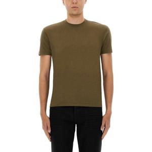 톰포드 크루넥 올리브 그린 티셔츠 JCS004 JMT012FG905