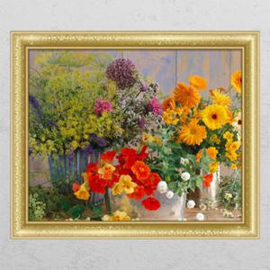 아트박스/꾸밈 ie644-금전운의메리골드금잔화_창문그림액자