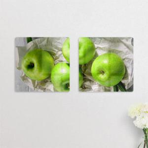 아트박스/꾸밈 th813-폼아크릴액자18CmX18CmX2ea_풍수재물사과