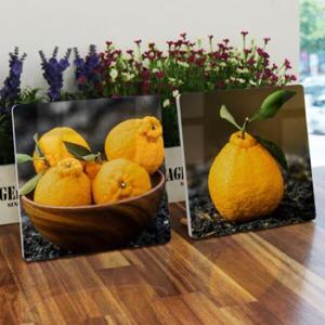 아트박스/꾸밈 ps584-폼아크릴액자18CmX18CmX2ea_제주한라봉01