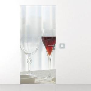 아트박스/꾸밈 gb806-화이트레드와인_현관문시트지