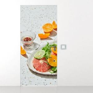 아트박스/꾸밈 gb827-상큼톡톡과일샐러드_현관문시트지