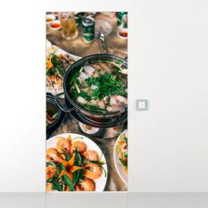 아트박스/꾸밈 gb866-베트남음식_현관문시트지