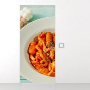 아트박스/꾸밈 gb868-매콤누들떡볶이_현관문시트지