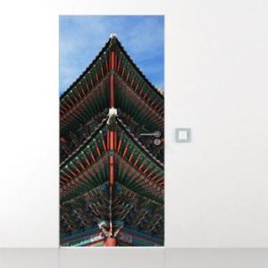 아트박스/꾸밈 gb840-우리나라경복궁의처마_현관문시트지